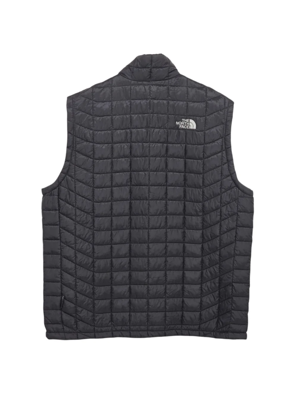 The North Face ThermoBall Trekker Vest Mens L Black Full Zip Packable Insulated